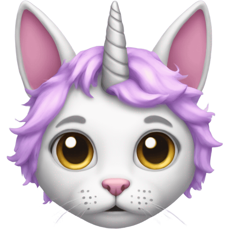 Unicorn cat emoji