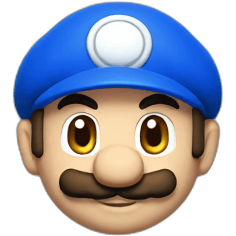 blue-mario emoji