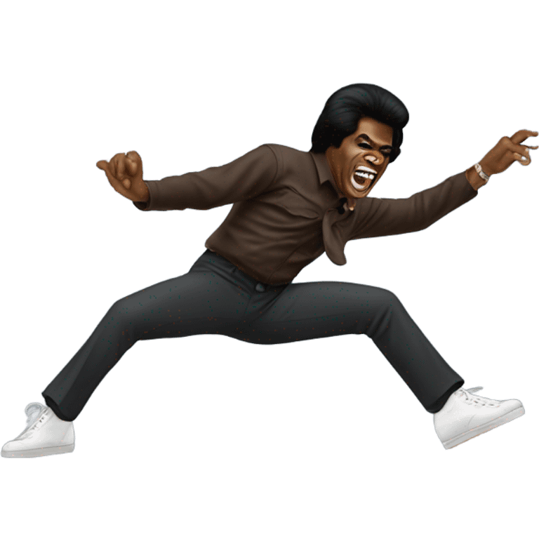 James Brown breakdancing emoji