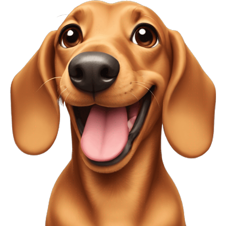 happy dachschund  emoji