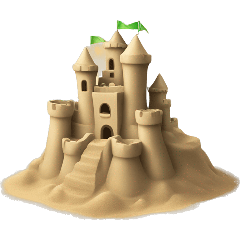 sand castle emoji