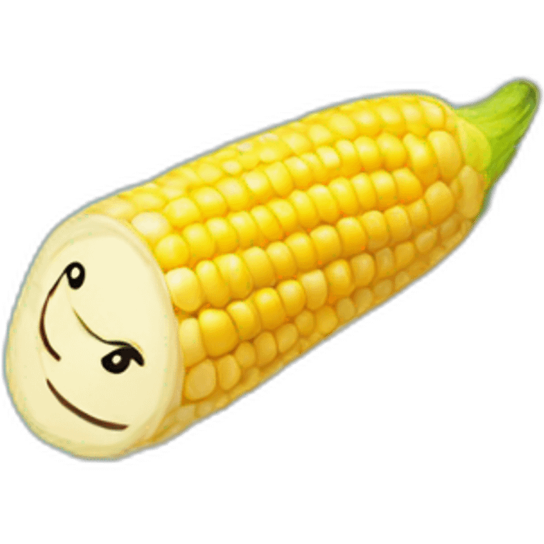 smiling corn emoji