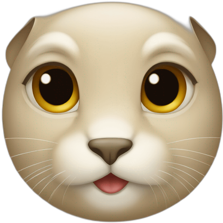 A bunny color beige emoji