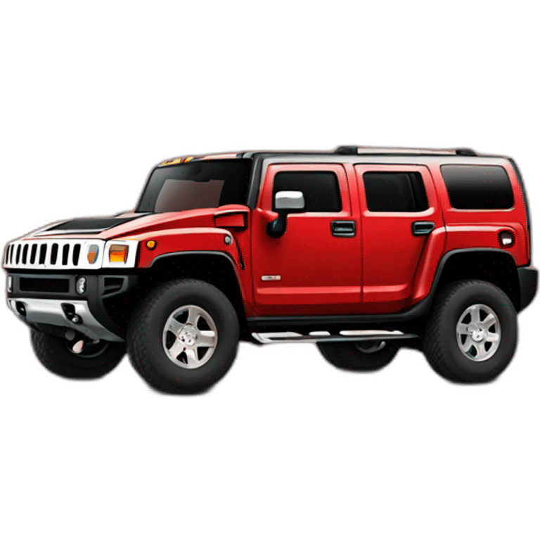 hummer h3 red emoji