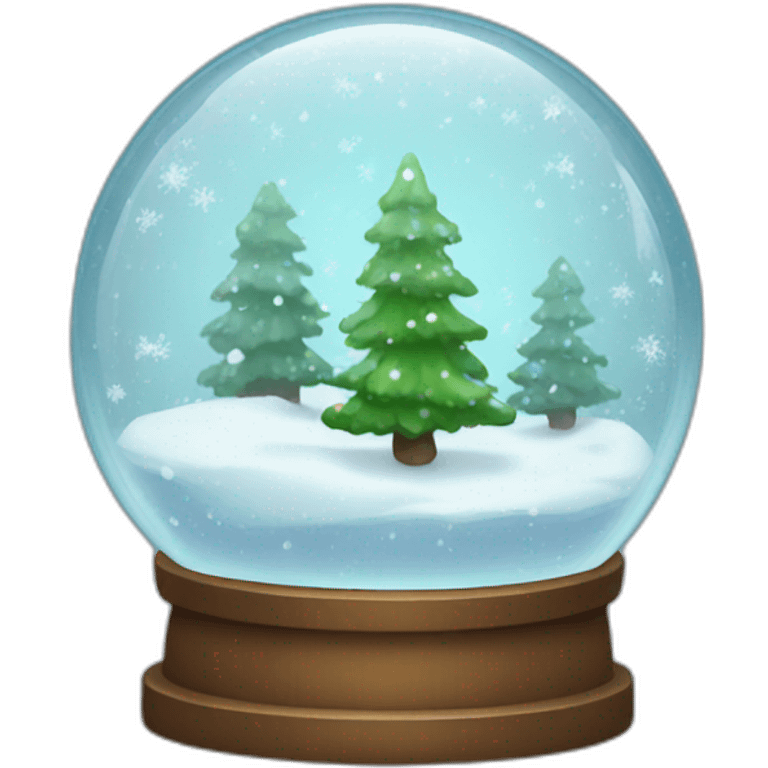 glass snow globe emoji