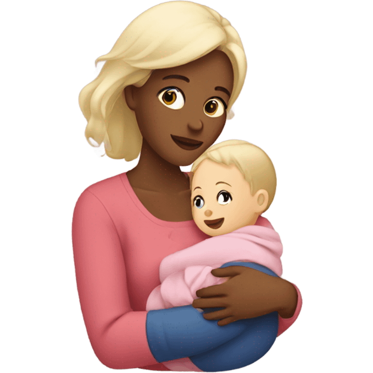 Mom and baby emoji