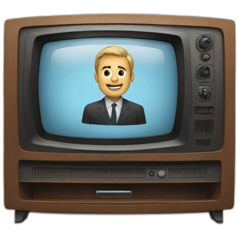 TV man emoji