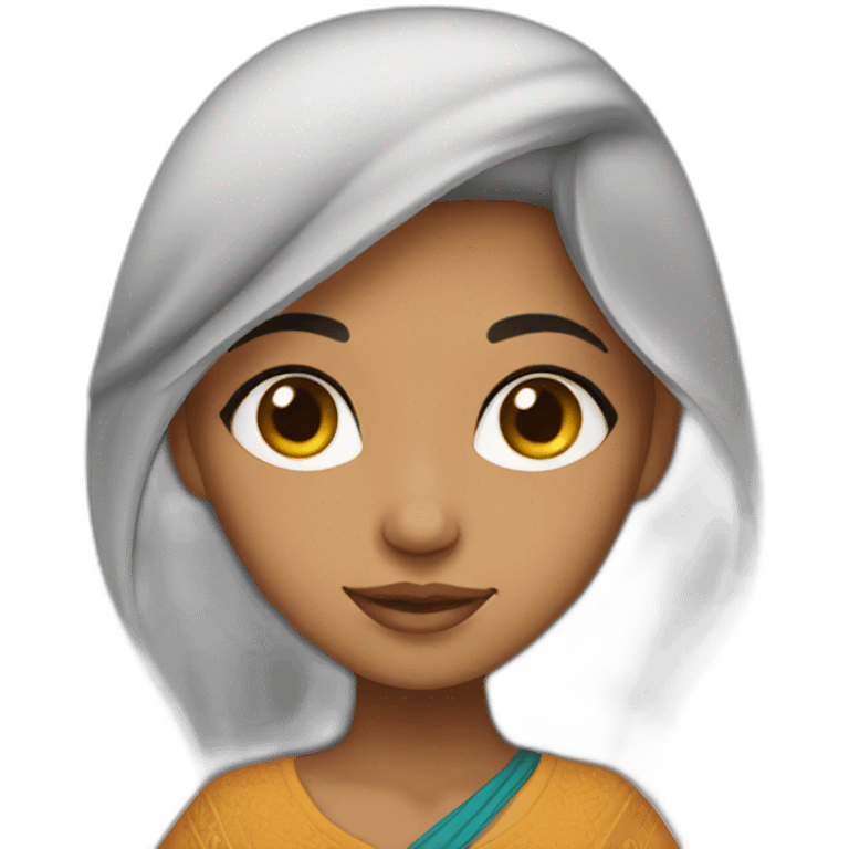 A Moroccan girl emoji