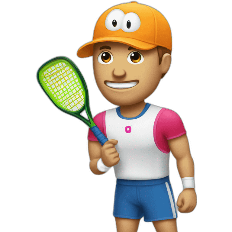 mr beast logo and pickleball emoji