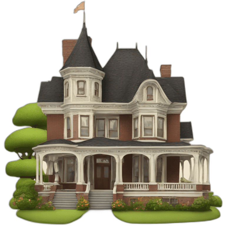 Queen Anne Style Home emoji