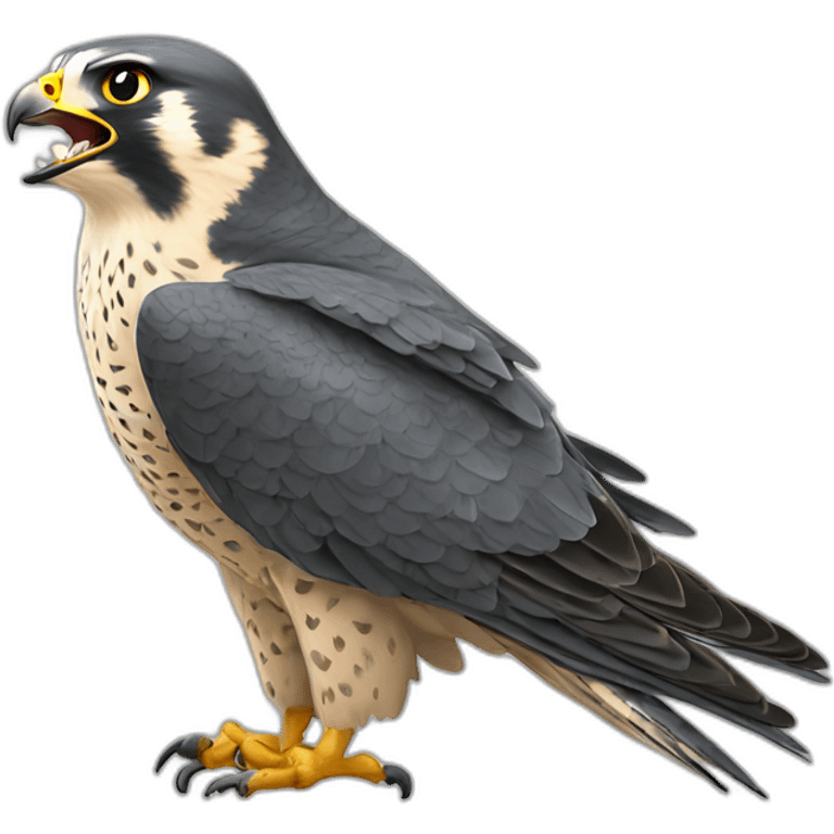 peregrine falcon roar emoji