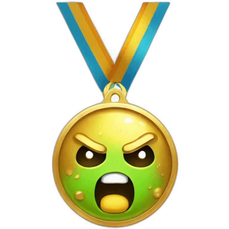 angry slime golden medal emoji