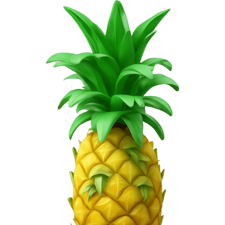 3D Pineapple  emoji