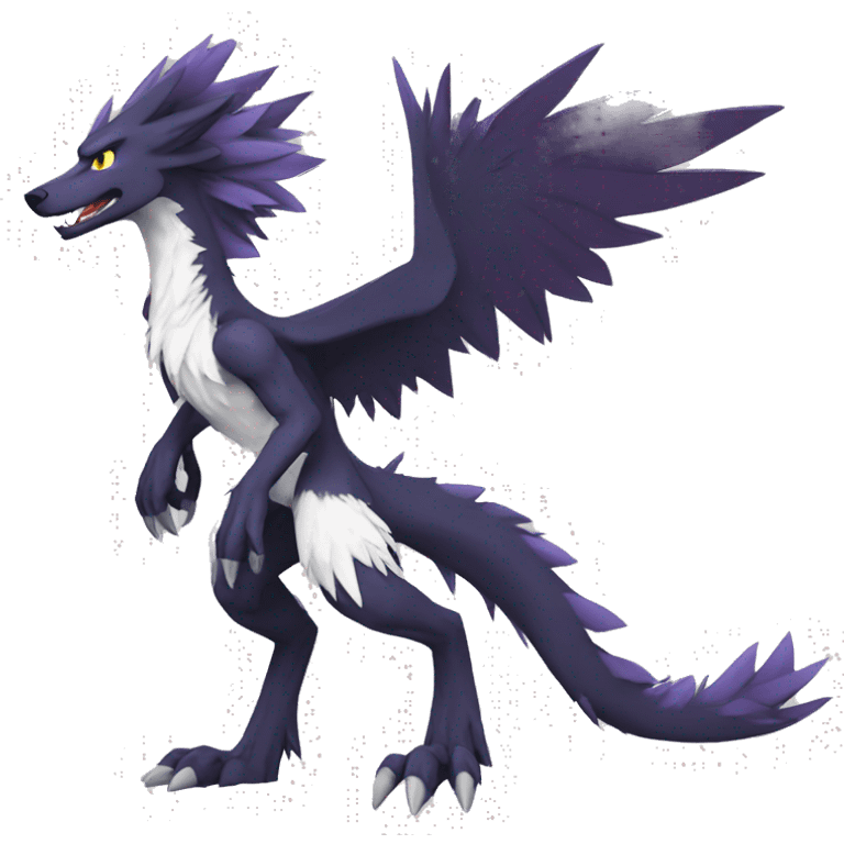 Cool Edgy Sergal species full body emoji