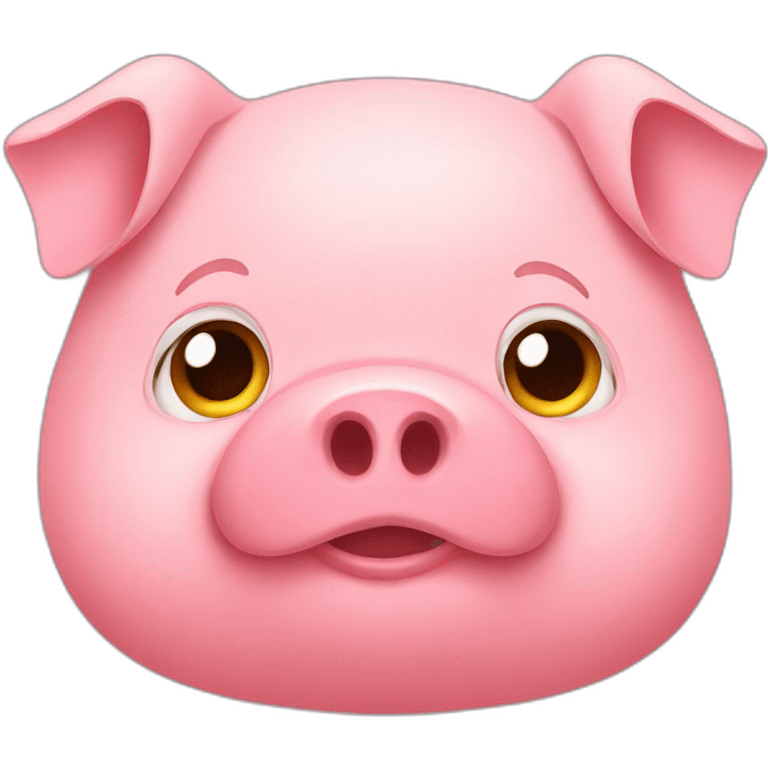 a fat pig emoji