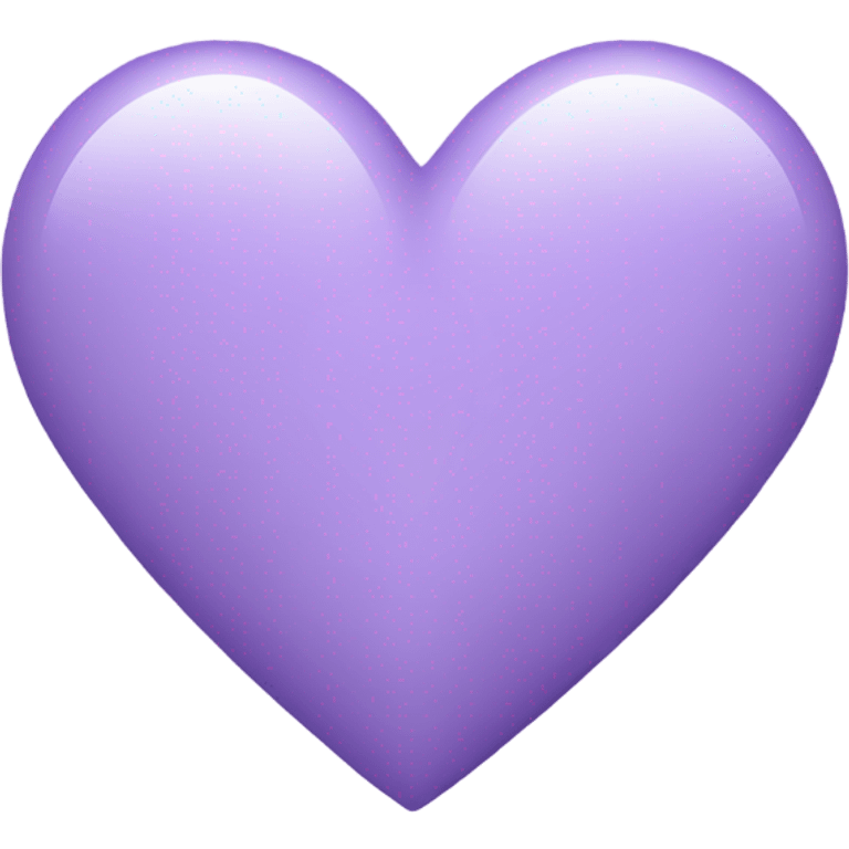 lavender color heart emoji