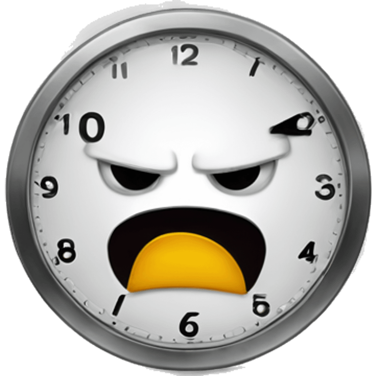 angry "12 o'clock" emoji