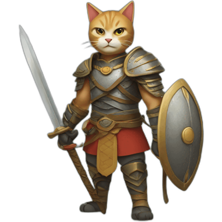 Cat warrior emoji