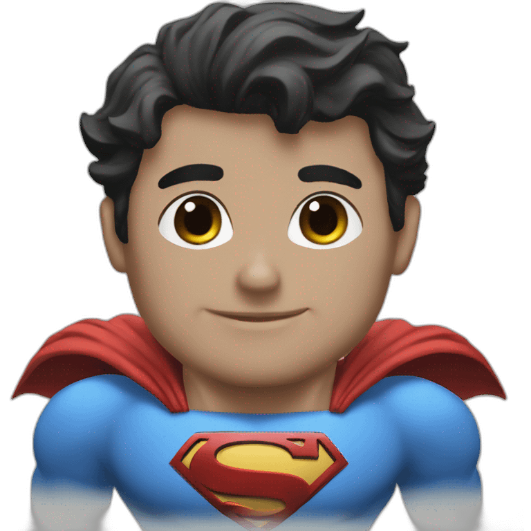 Superman with D emoji