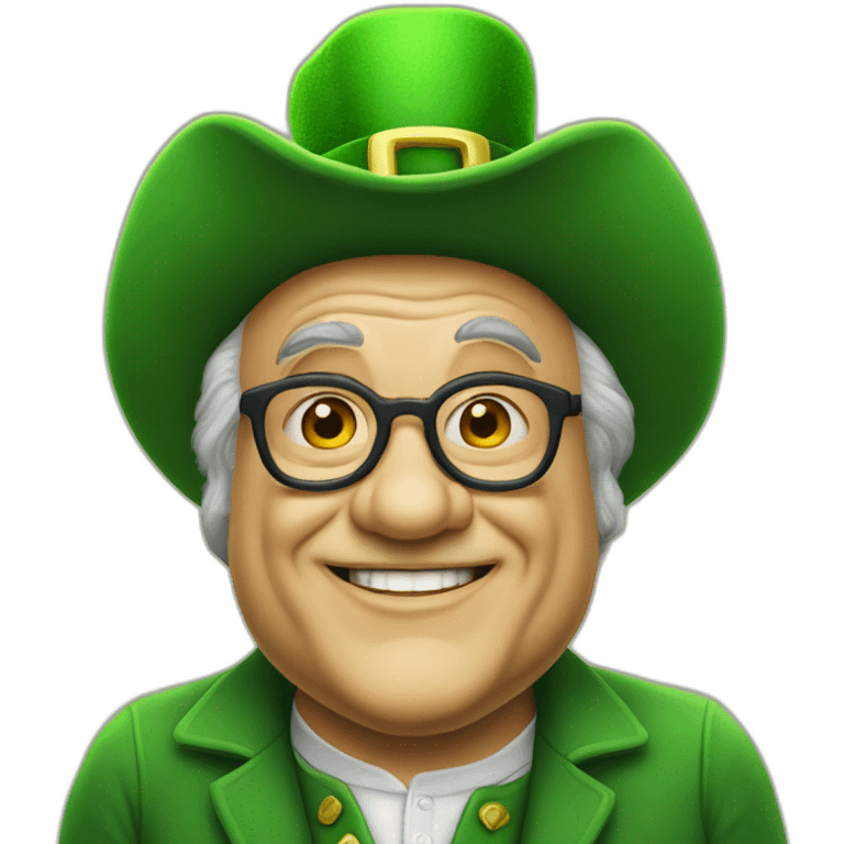 Danny Devito leprechaun emoji