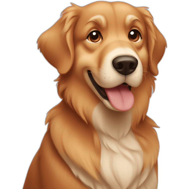 Chip and dale golden retriever  emoji