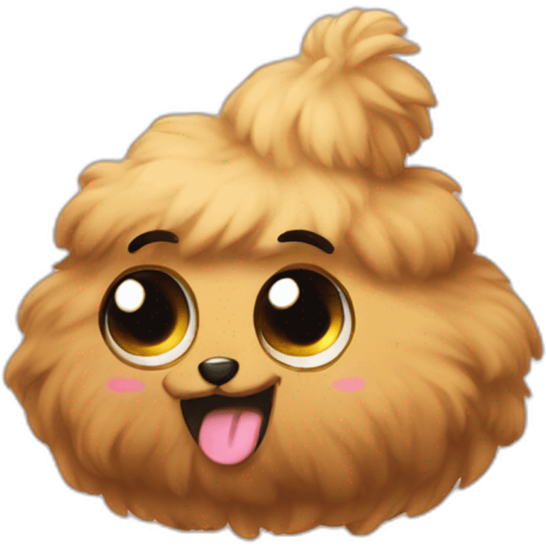 Floofy poop emoji