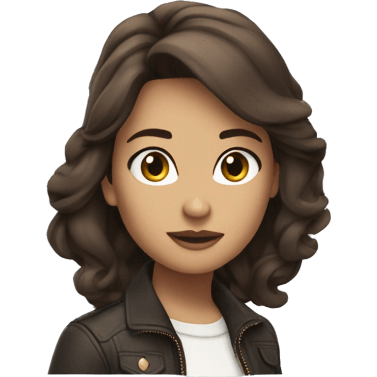 Wynona Ryder brown hair emoji