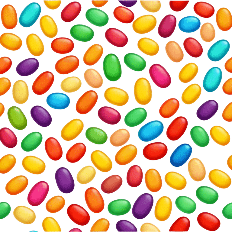 A few jellybeans  emoji