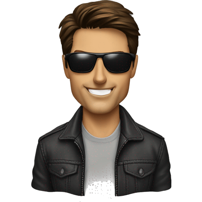 Tom Cruise with sunglasses  emoji