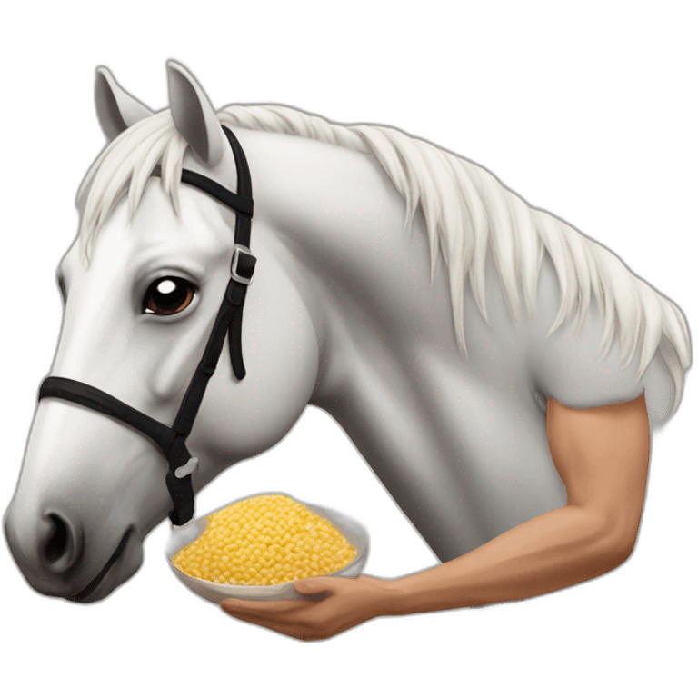 feeding horse steroids emoji