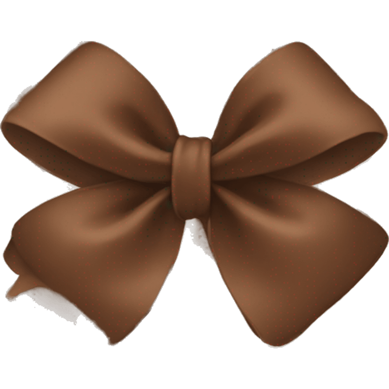 A brown bow emoji