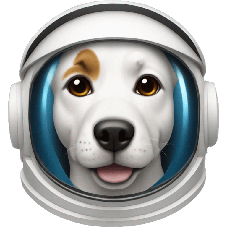 un perro astronauta emoji