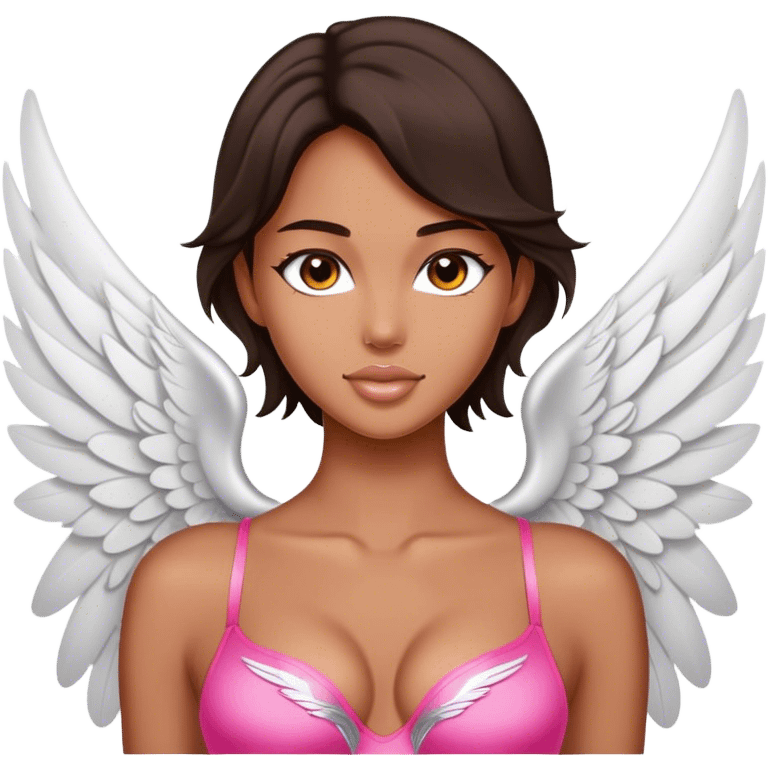 Victoria’s Secret model with wings emoji