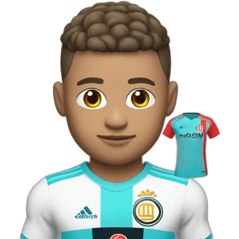 Mbappé avec le maillot de l’OM  emoji