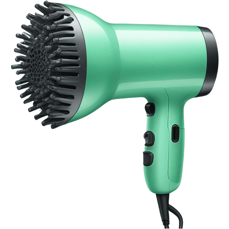 Mint green Dyson hairdryer  emoji