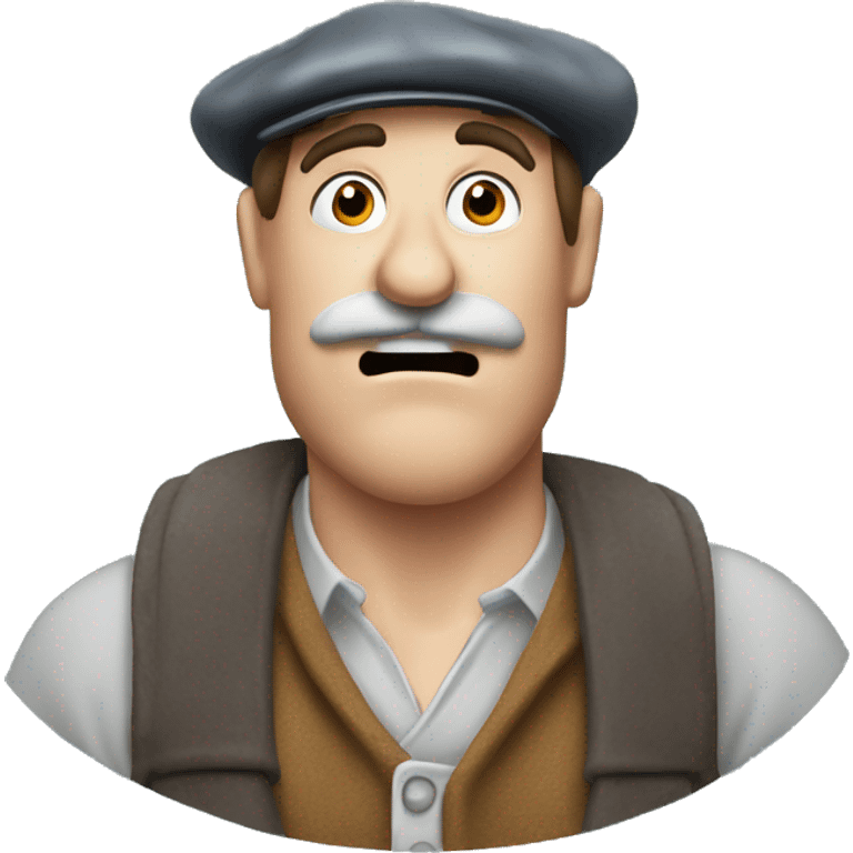 desperate dan with a flat cap emoji