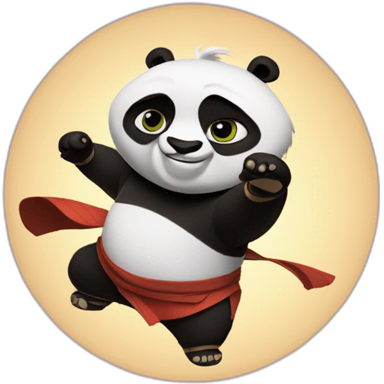 Kung Fu panda emoji