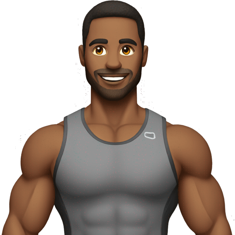 personal trainer at the gym emoji