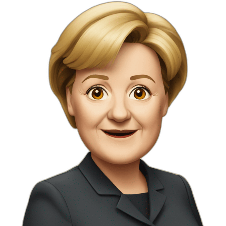 ivre angela merkel emoji