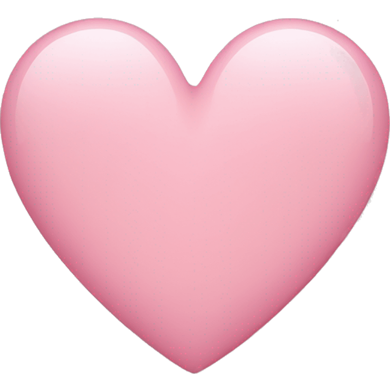 a light pink heart emoji