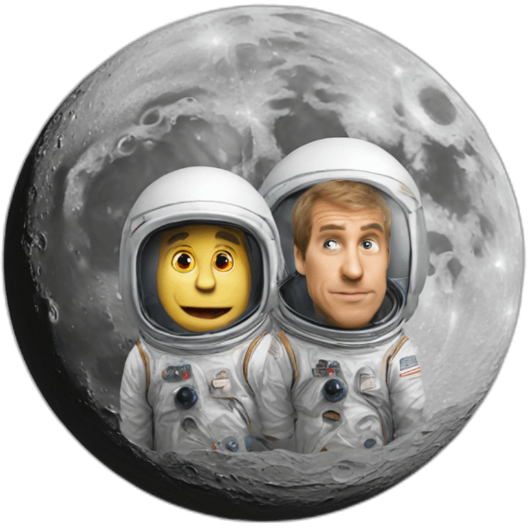 dumb and dumber we landed on the moon emoji