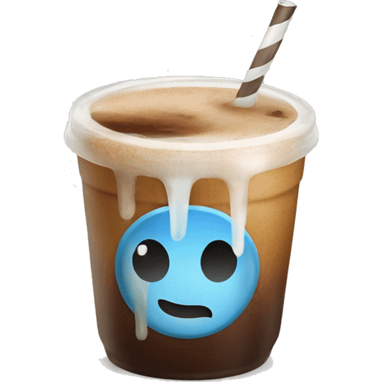 Ice coffe emoji