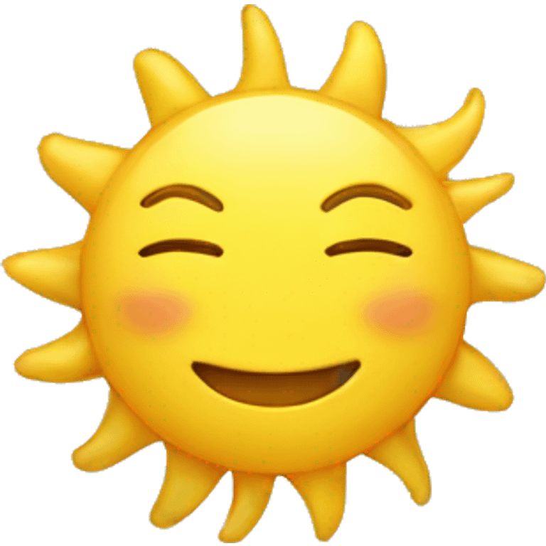 soleil sourit emoji