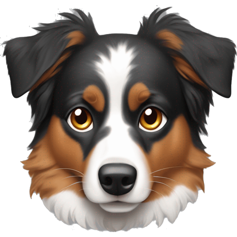 Australian Shepherd wearing a Cincinnati Bengals Jersey  emoji