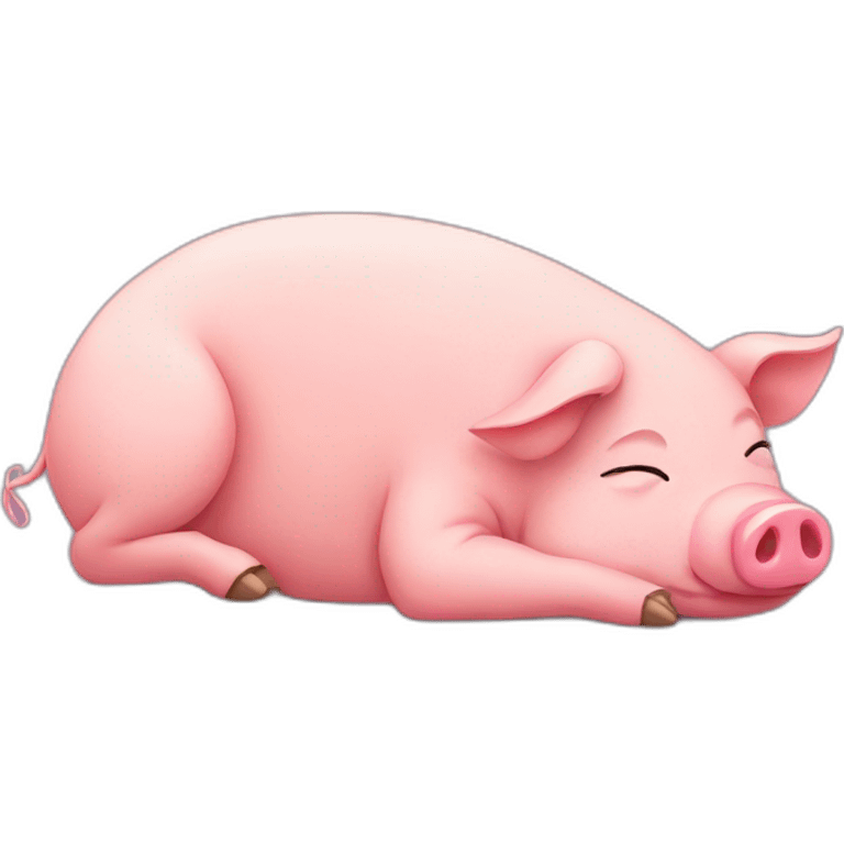 pig sleep emoji