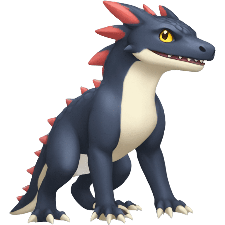 Cute Nargacuga-Fakémon full body emoji