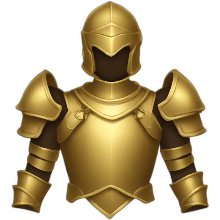 golden female armor emoji