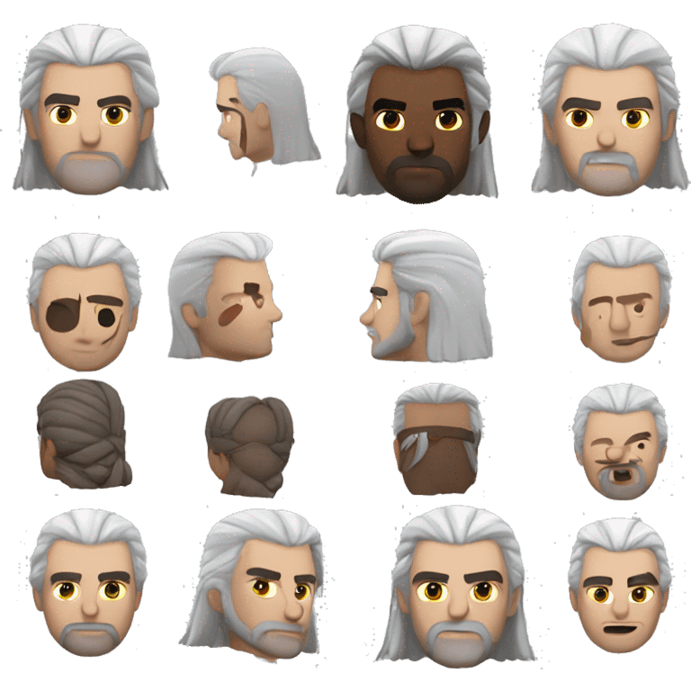 Geralt of Rivia emoji