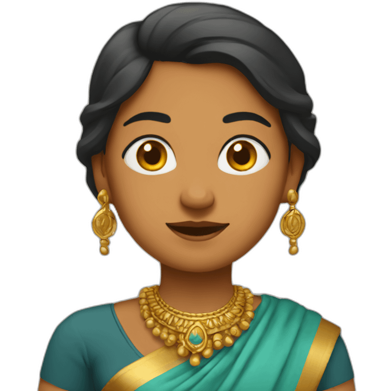 Femme indienne qui tombe emoji