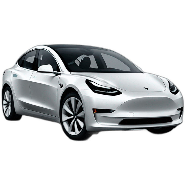 Tesla model 3 emoji